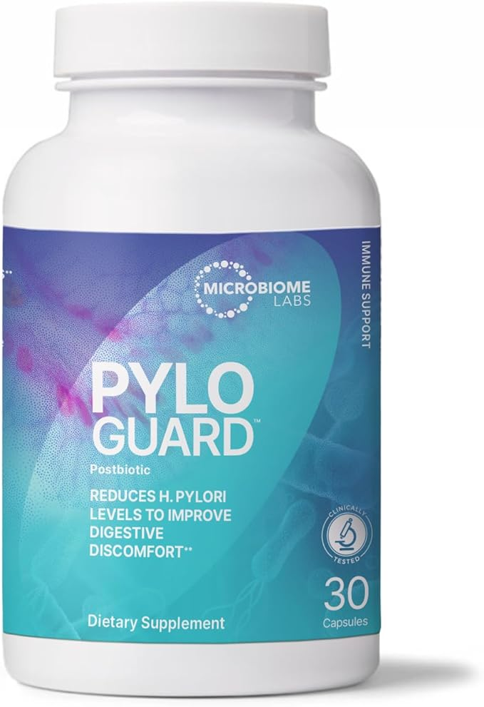 Microbiome Labs PyloGuard - Patented L reuteri DSM17648 to Improve Digestive Comfort (Capsules)