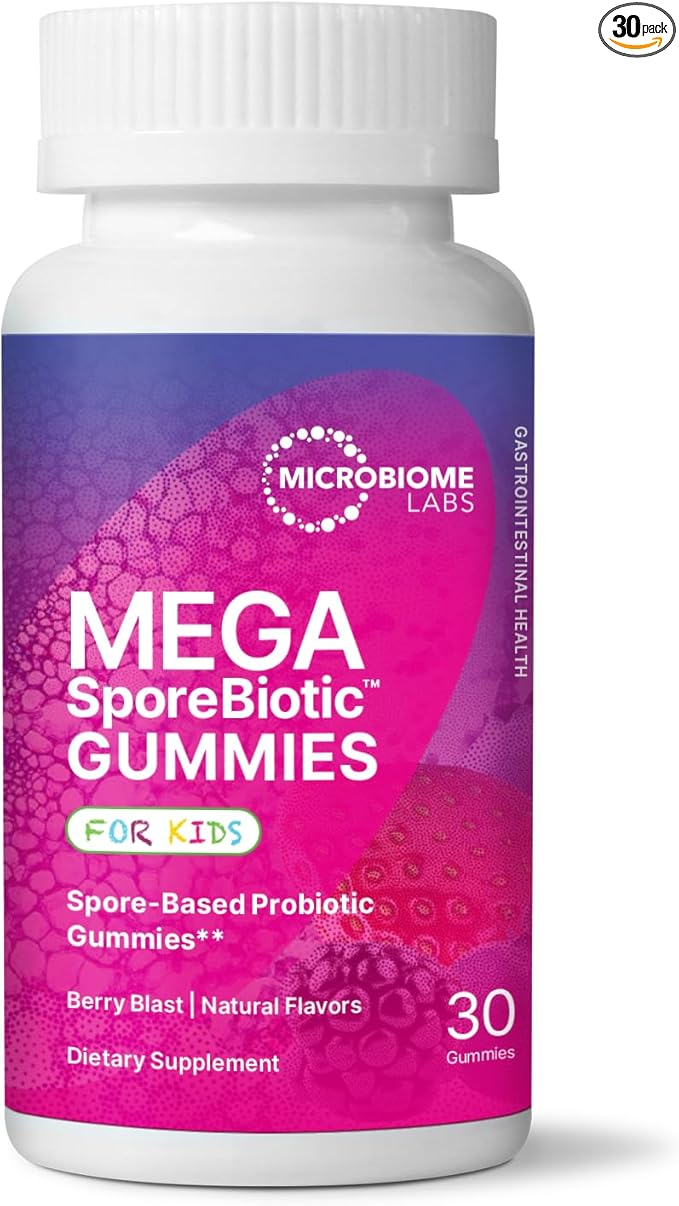 Microbiome Labs MegaSporeBiotic Kids Probiotic (30 Gummies)