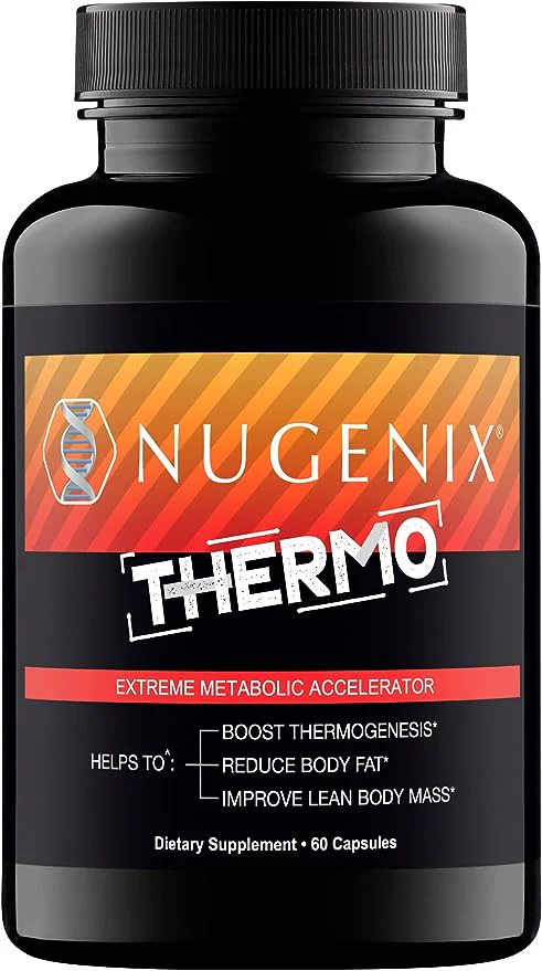 Nugenix Thermo - Thermogenic Fat Burner Supplement Pills for Men, Extreme Metabolic Accelerator, 60 Count